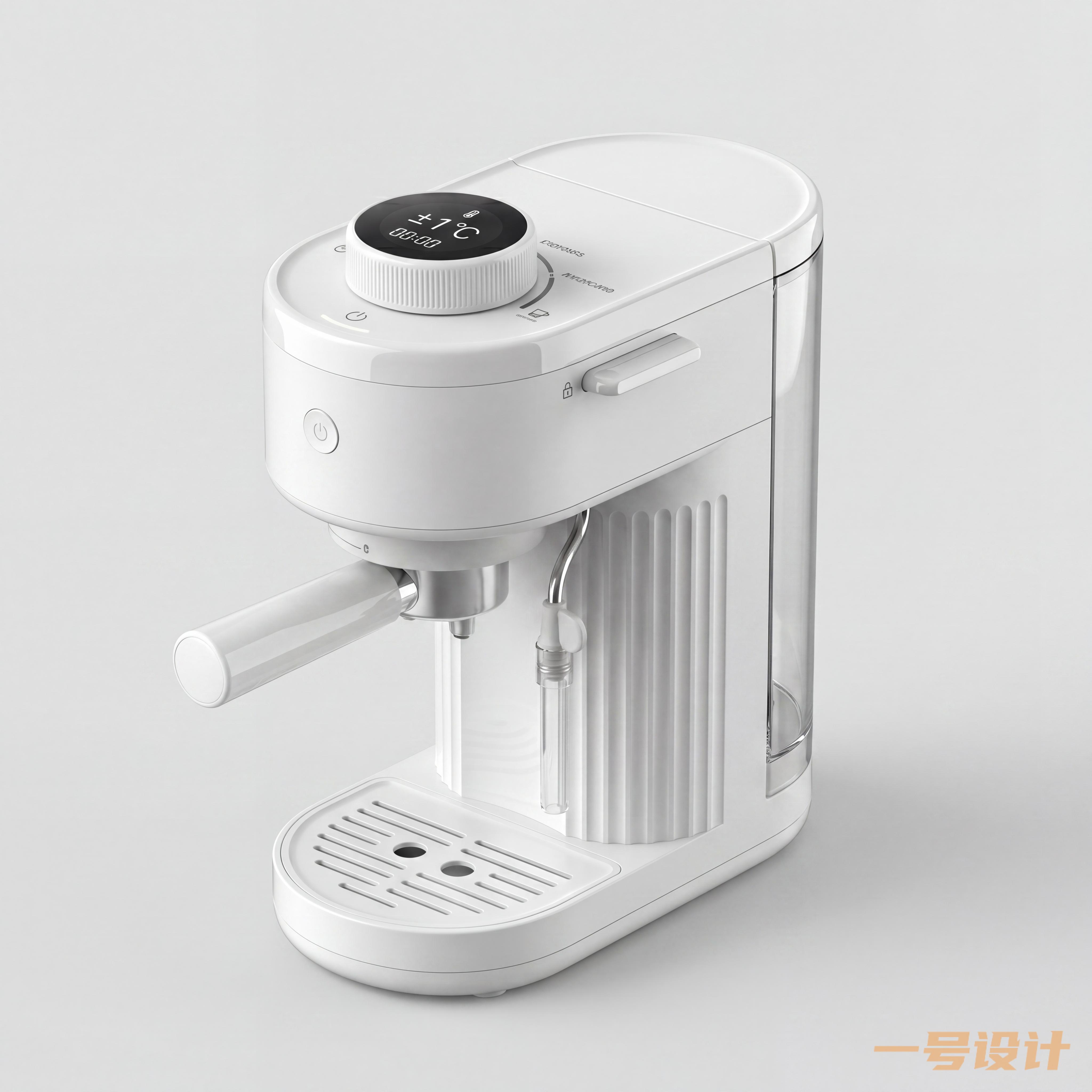 咖啡机2D产品设计效果图