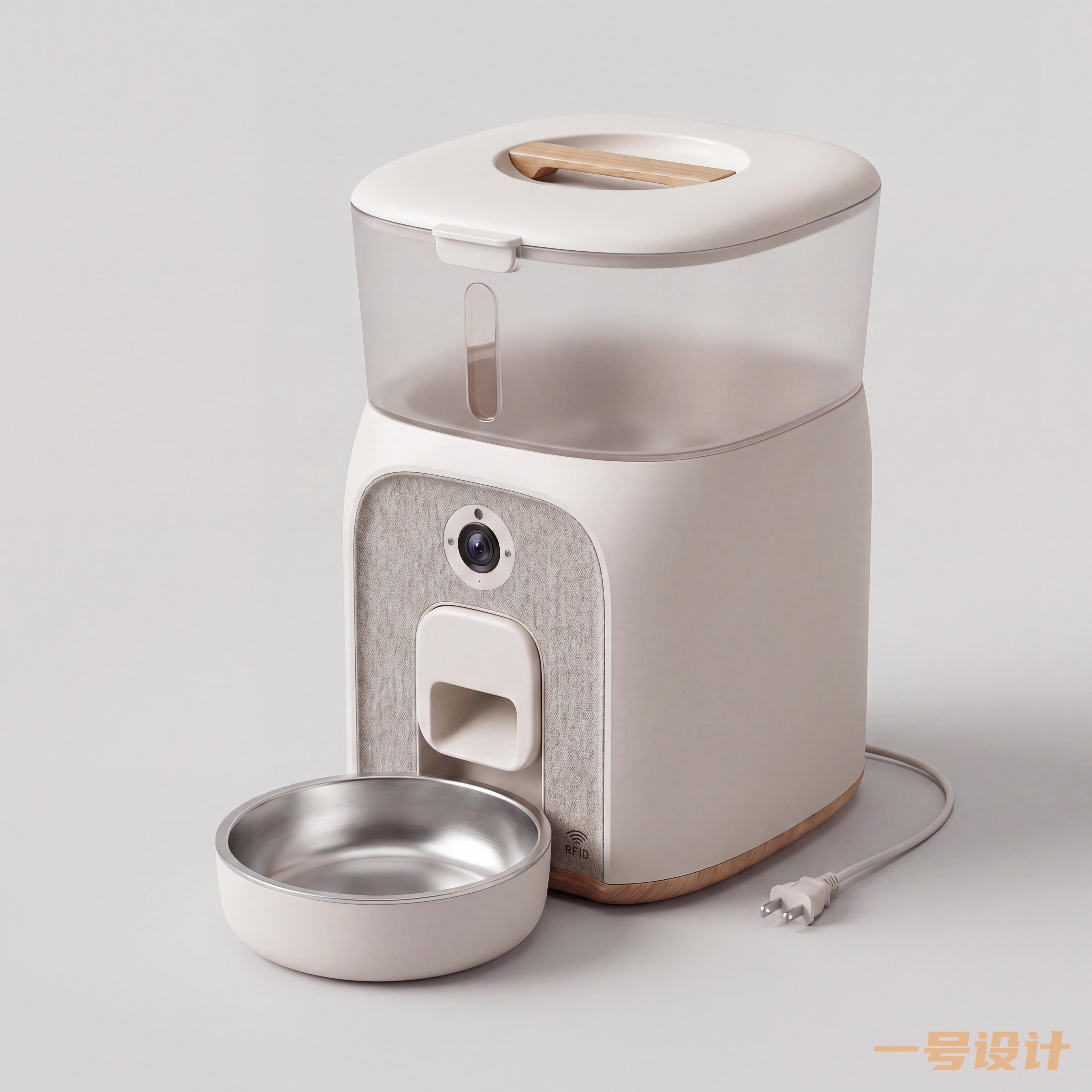 自动喂食器2D产品设计效果图