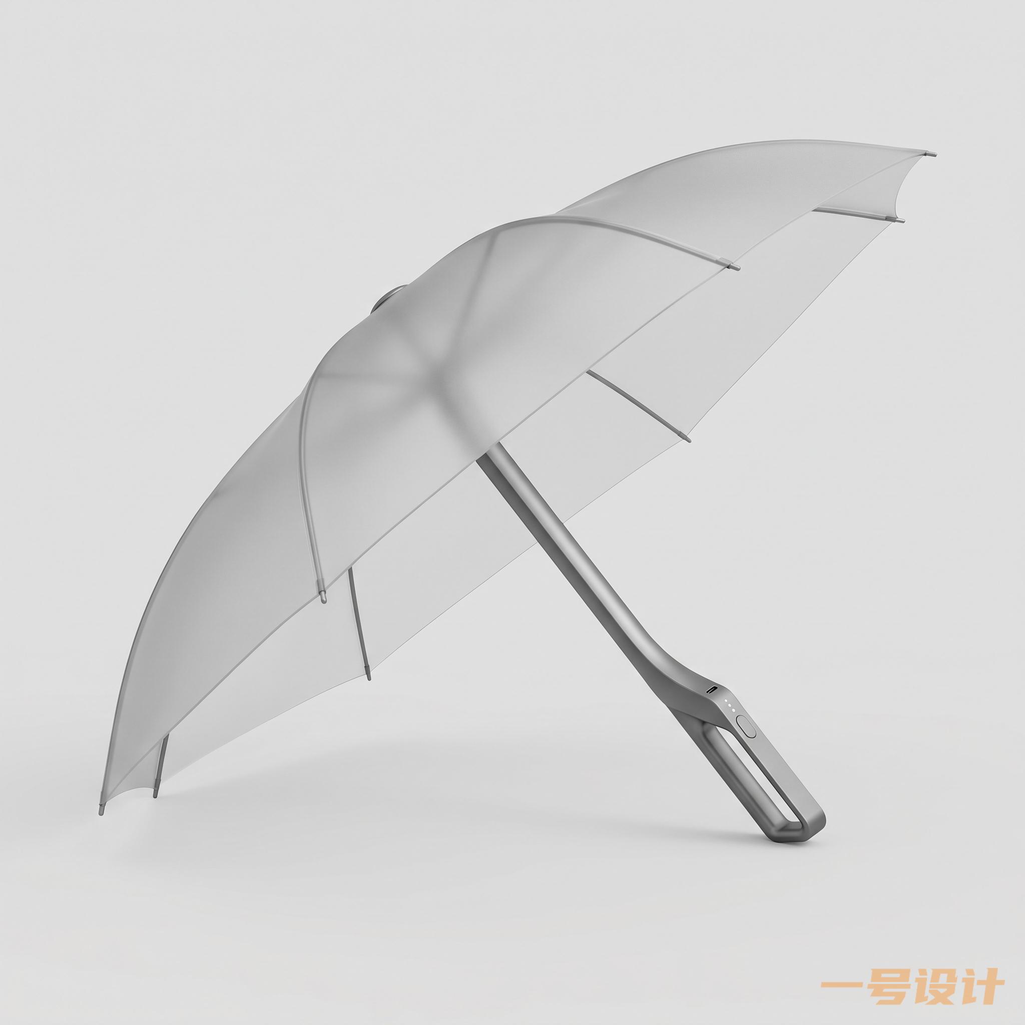 未来雨伞2D产品设计效果图
