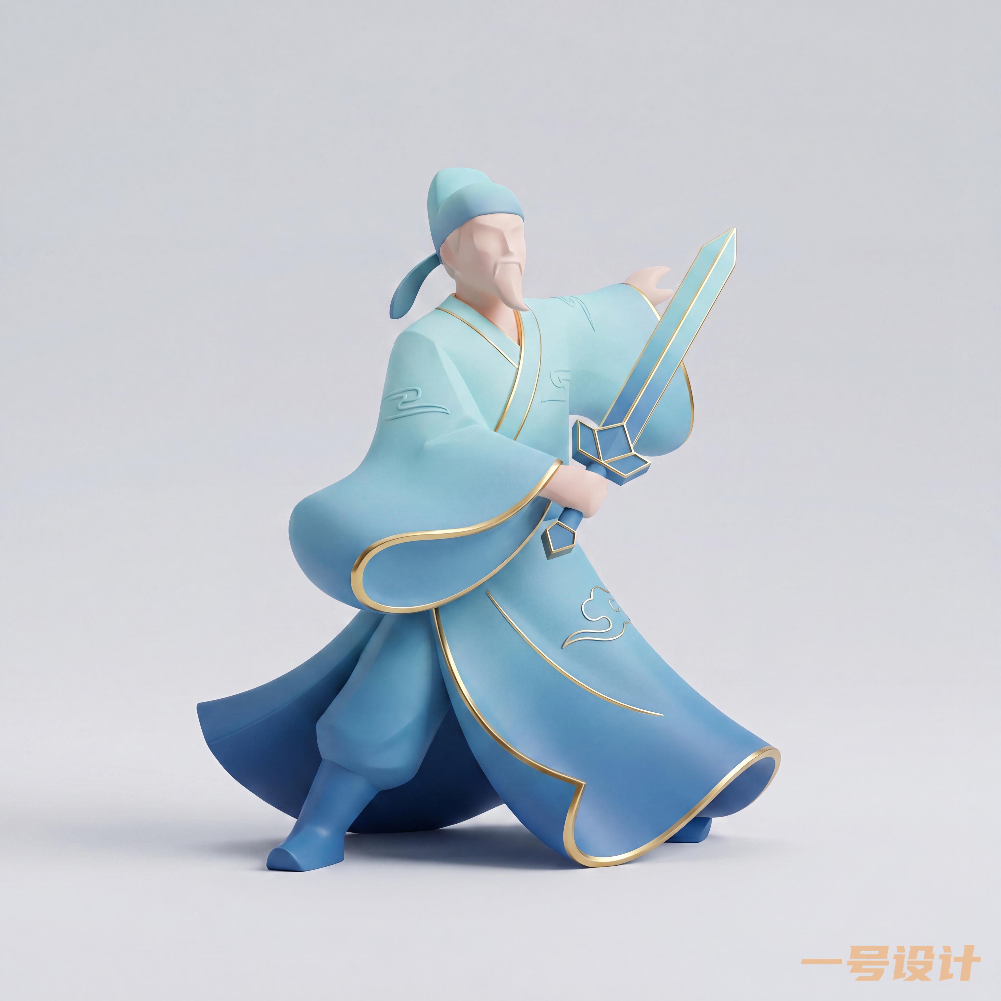 手办2D产品设计效果图