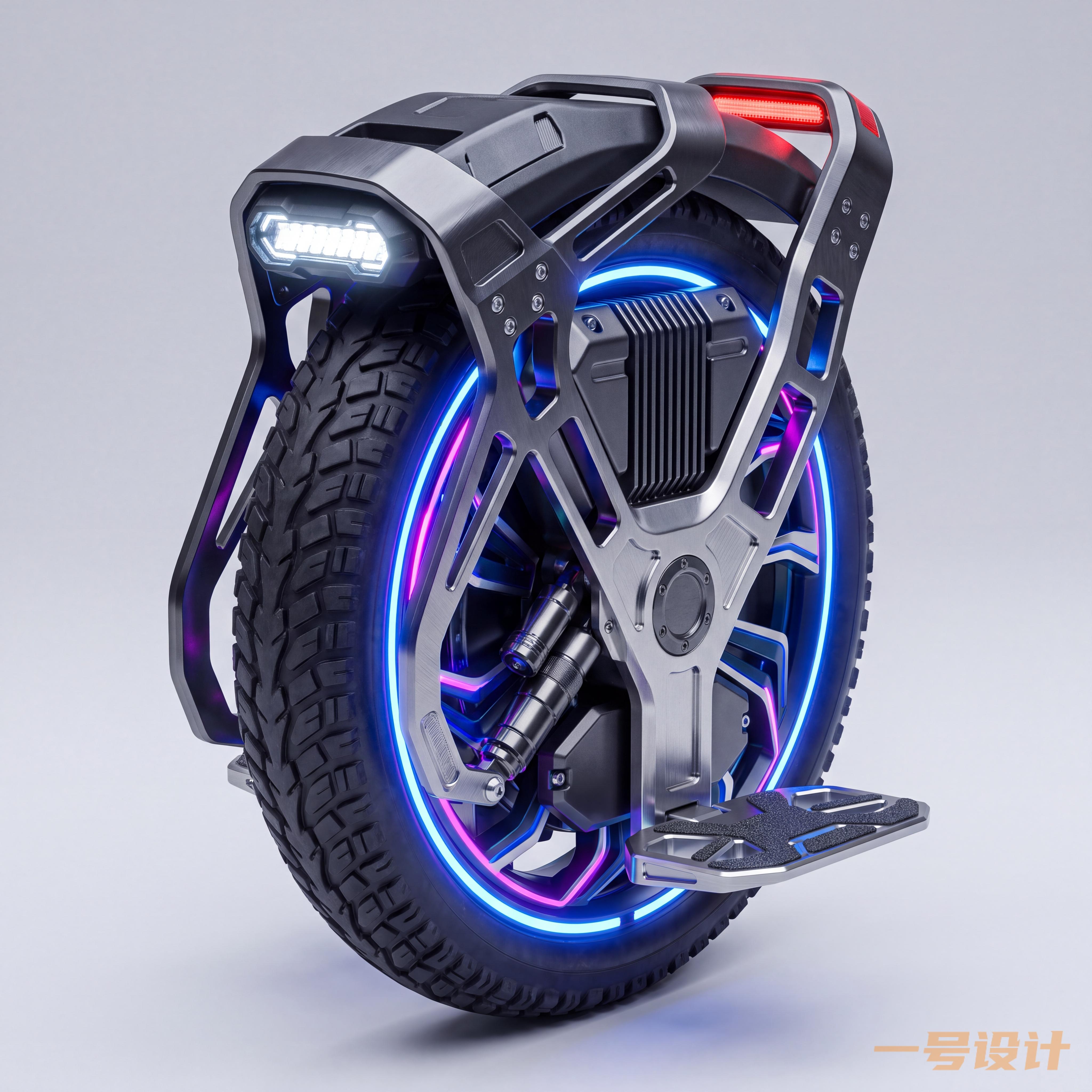 独轮车2D产品设计效果图