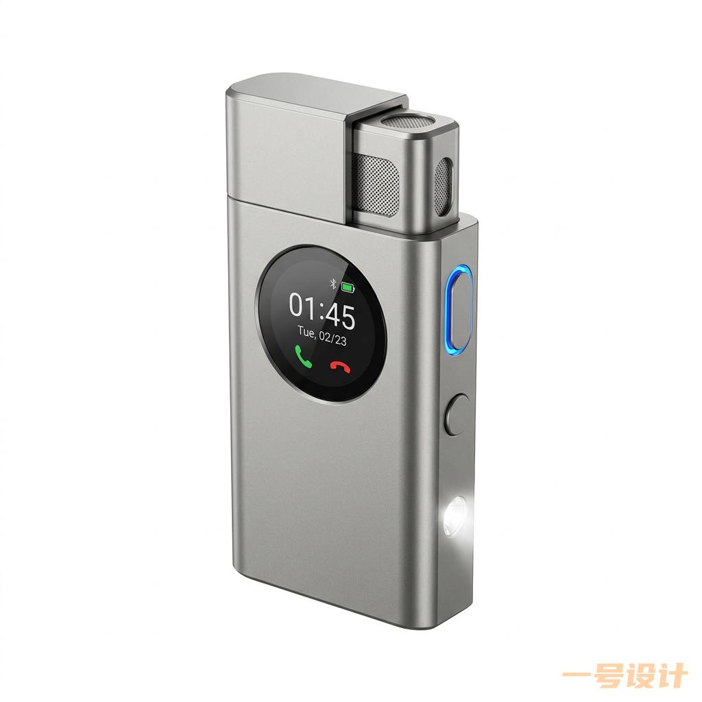 打火机2D产品设计效果图